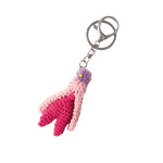 handmade Clitoris Keychain pink